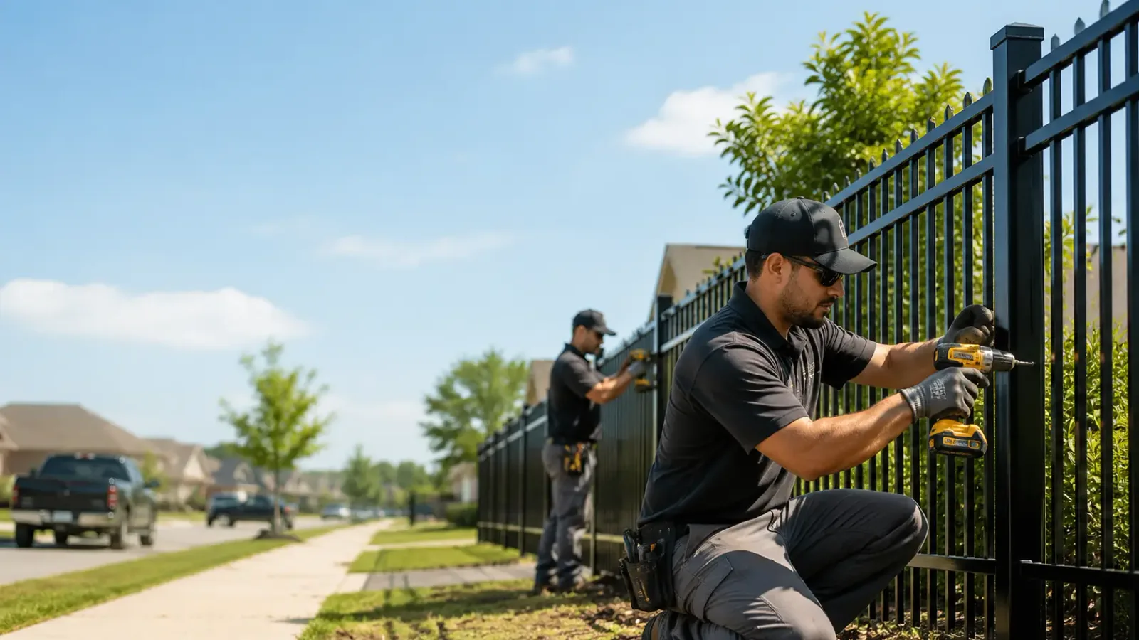 Metal Fence Installation in Millstadt, IL